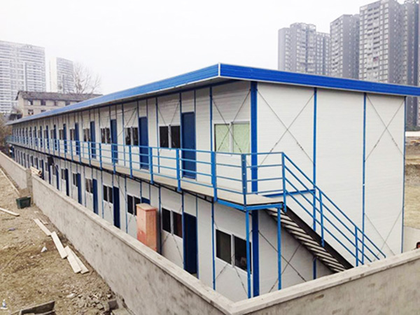 濟南工地移動板房案例